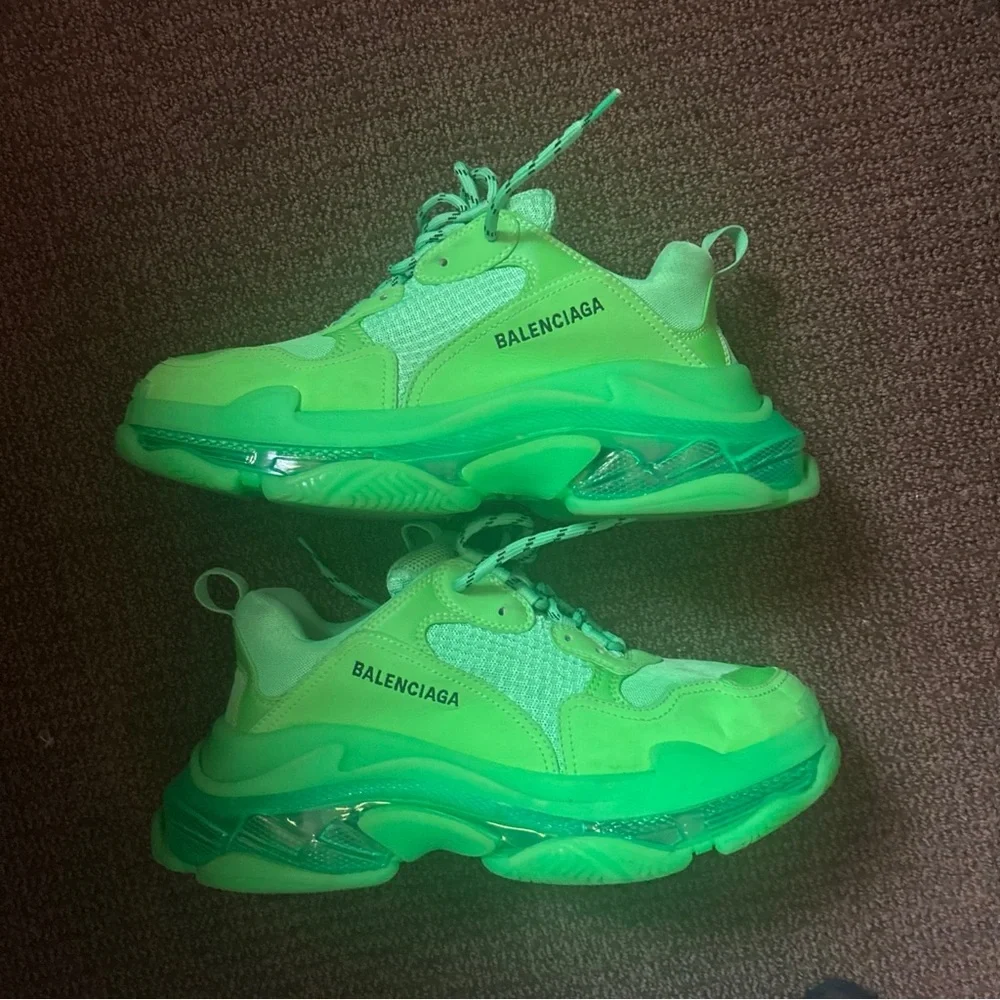 Balenciaga Tracks, slightly used, green. - Picture 6 of 10
